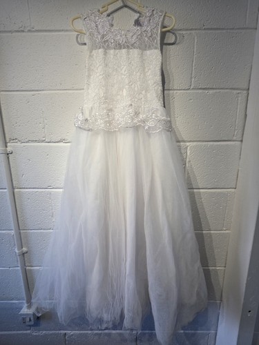 Girls white lace - white, &