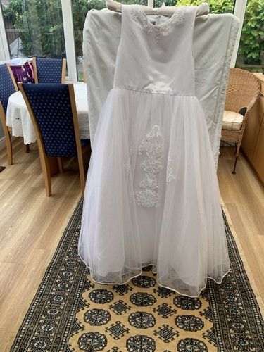 White bridesmaid communion - white,