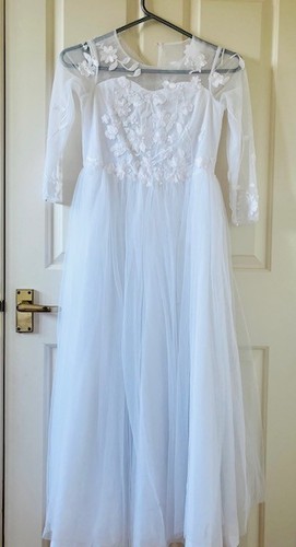 First holy communion dress - first,
