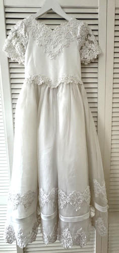 First holy communion dress - first,